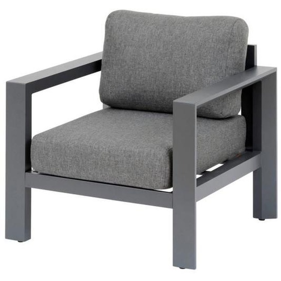 Fauteuil de jardin - Hespéride - Évasion - Graphite - Polyester - Aluminium
