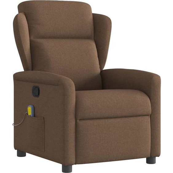 Fauteuil de massage design marron Tissu, Fauteuil classique 2024 Nouveau