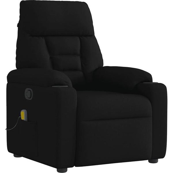 Fauteuil de massage design noir tissu, Fauteuil classique 2024 Nouveau