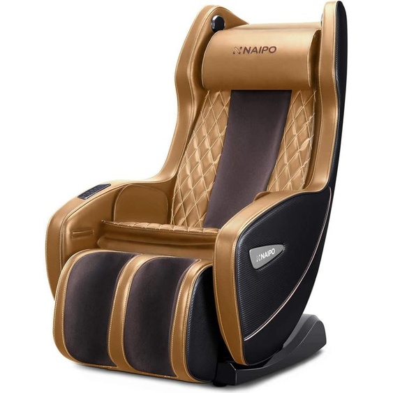 Fauteuil de massage shiatsu NAIPO Chaise de massage avec tapotement Pétrissage Système de massage à air Bluetooth 3D Surround Sound Musique
