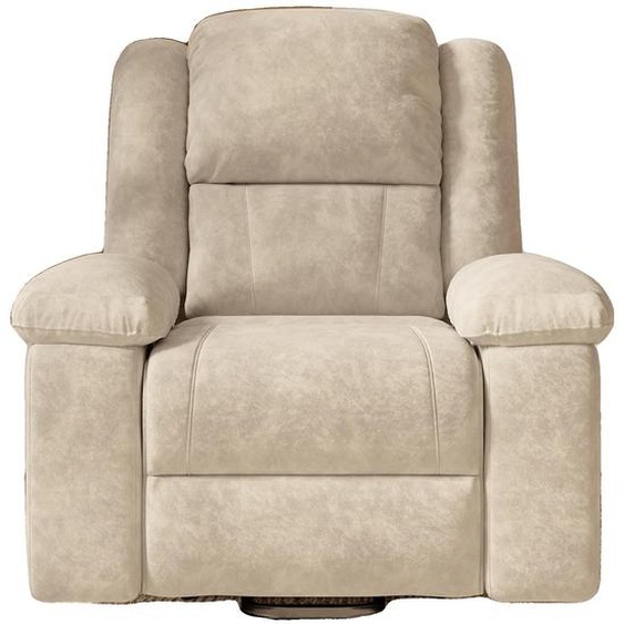Fauteuil de relaxation, fonction de levage électrique avec télécommande, massage en 8 points, marron