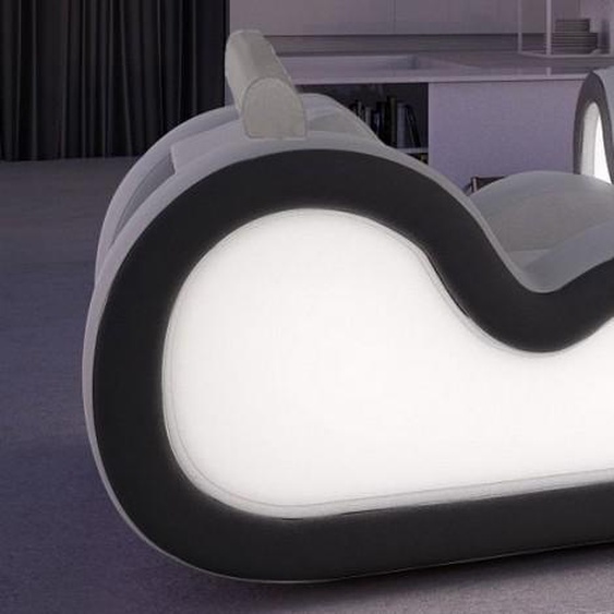 Fauteuil de relaxation lumineux en cuir - Atco - Simili cuir