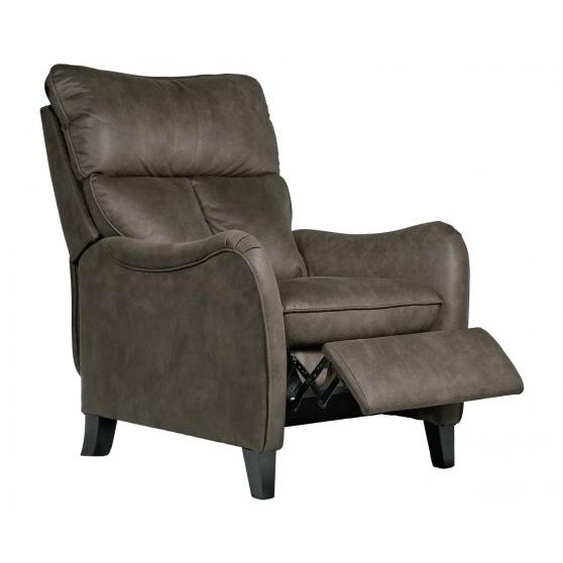 Fauteuil de relaxation tissu - Avanos - Microfibre taupe 568