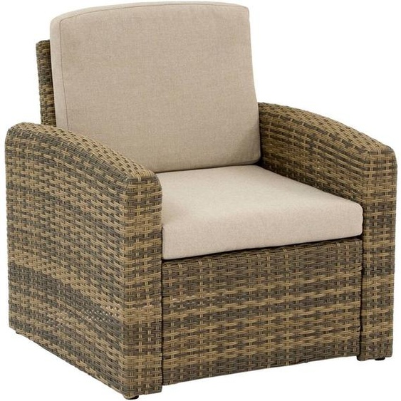 Fauteuil de salon jardin SELENIM Naturae Aluminium traité époxy, Oléfine Hespéride