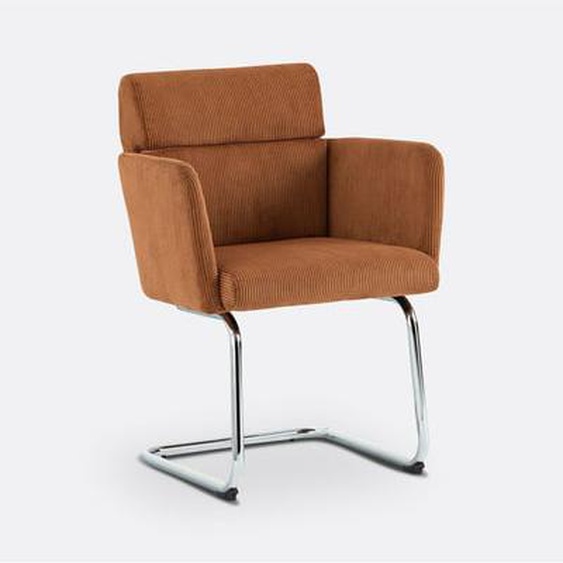 Fauteuil de table en velours côtelé, Canti