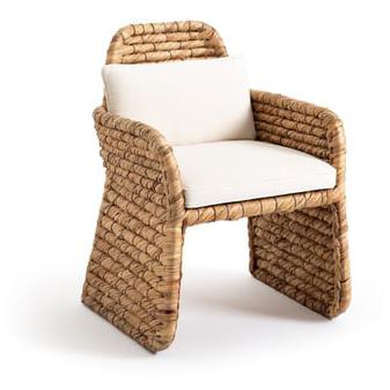 Fauteuil de table jacinthe deau tressée, Galbo