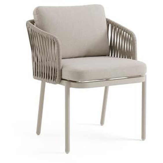 Fauteuil de table sangles tressées, Leandra