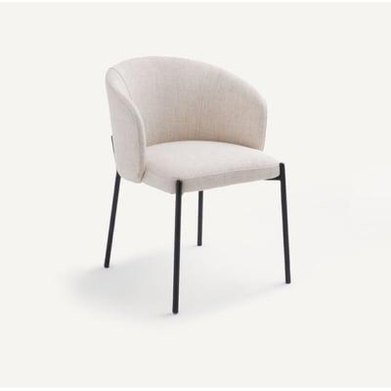 Fauteuil de table tissu chiné, Kinna