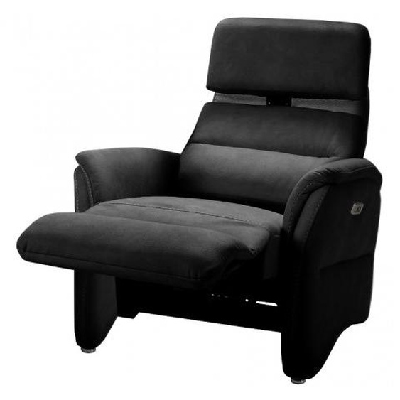 Fauteuil électrique de relaxation tissu - Adem - Gris anthracite