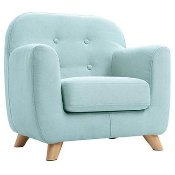 Fauteuil enfant scandinave MILIBOO NORKID - Menthe à leau - Bois et Polyester - Confortable et résistant