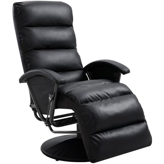 Fauteuil inclinable TV Noir Similicuir