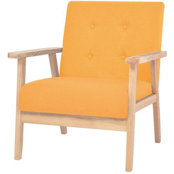 Fauteuil Jaune Tissu