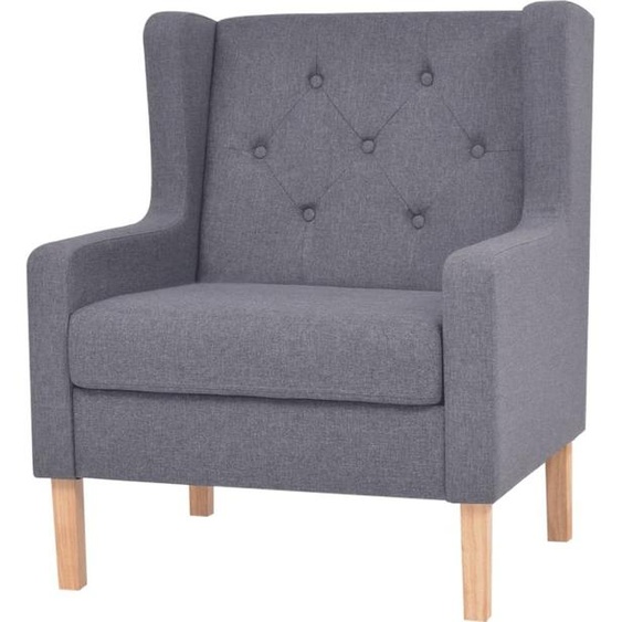 Fauteuil Maison Exclusive textile gris