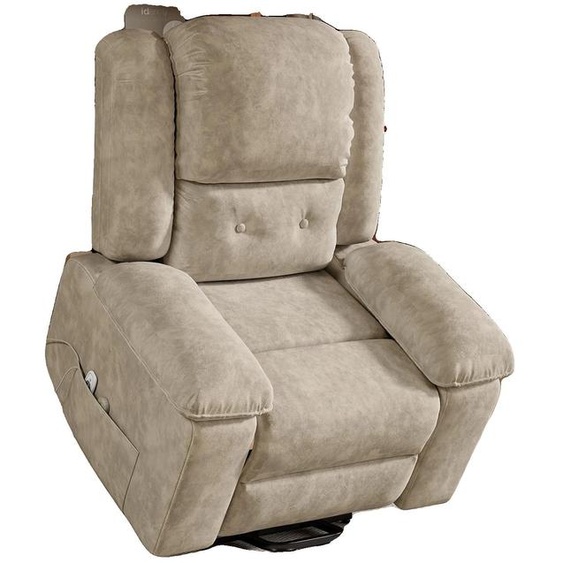 Fauteuil massant, fauteuil relax réglable, fonction dassistance à la montée, couleur marron