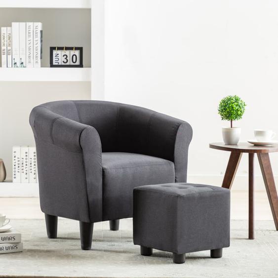 Fauteuil Noir Tissu