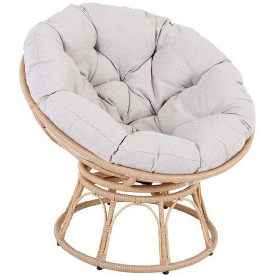Fauteuil pivotant en résine Love