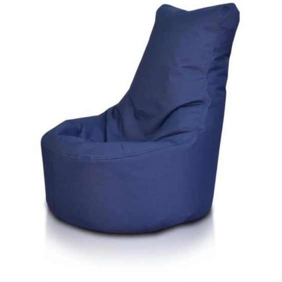 Fauteuil Poire Pouf SEAT L POLIESTER Bleu marine