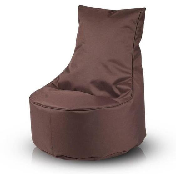 Fauteuil Poire Pouf SEAT L POLIESTER Marron