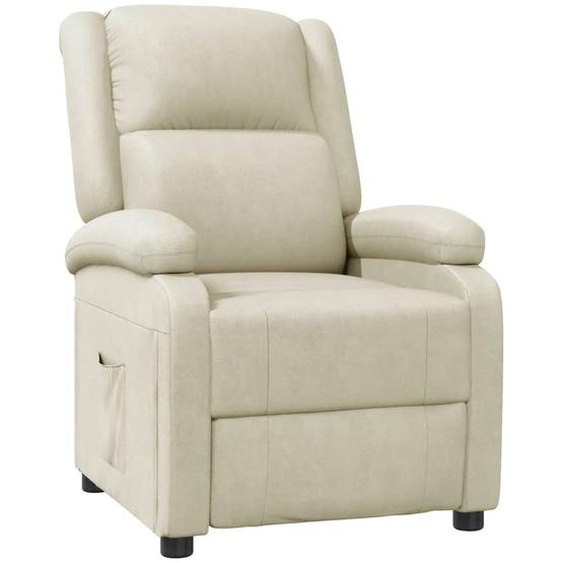 Fauteuil Relax Blanc Similicuir