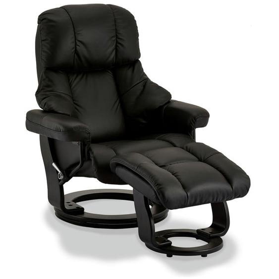 Fauteuil relax Crown  Cuir Noir