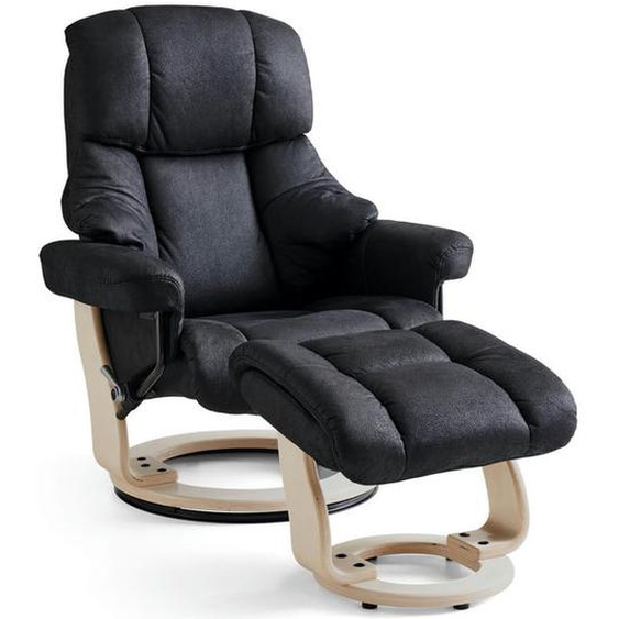 Fauteuil relax Crown Tissu Noir