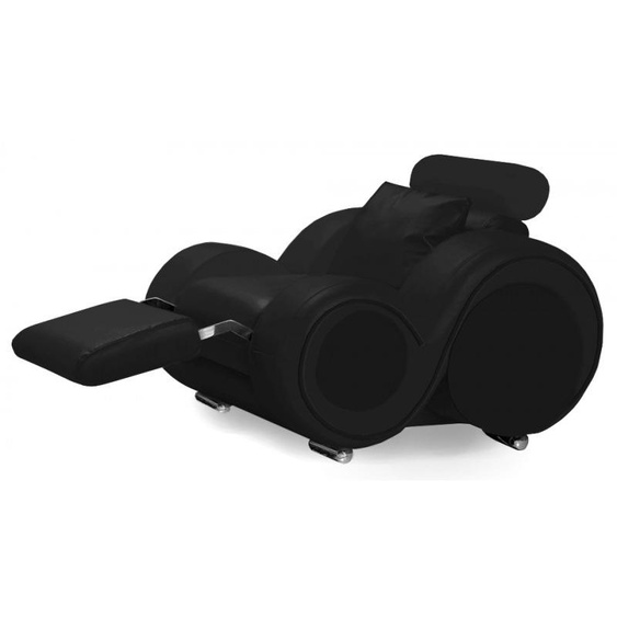 Fauteuil relax design cuir - Carlson - Noir 902