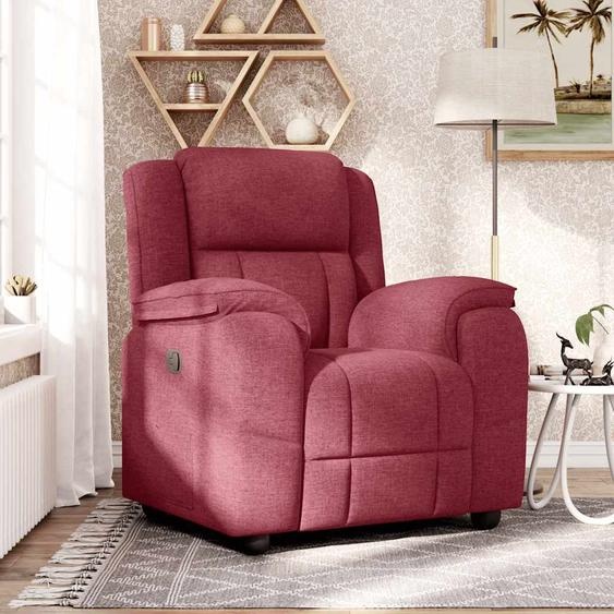 Fauteuil relax design vin rouge Tissu, Fauteuil classique Nouveau