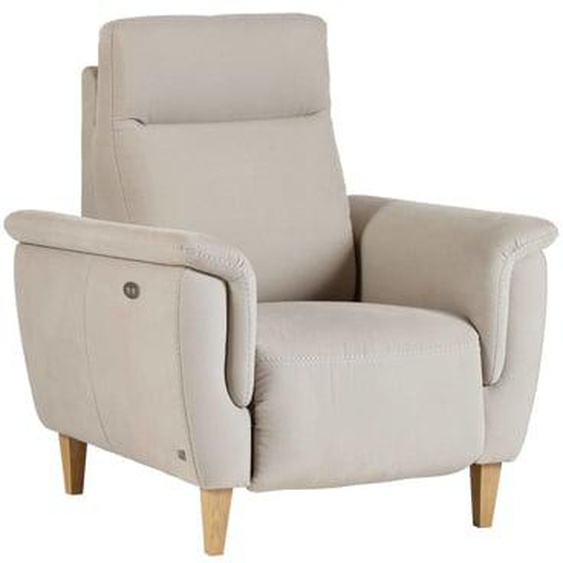 Fauteuil relax électrique coton lin Bergen
