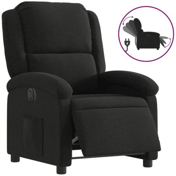 Fauteuil Relax Electrique Noir Tissu