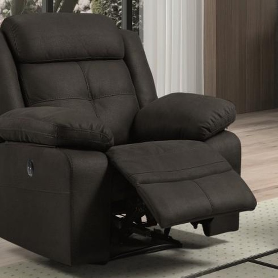 Fauteuil relax électrique - Simon - Gris foncé 8B
