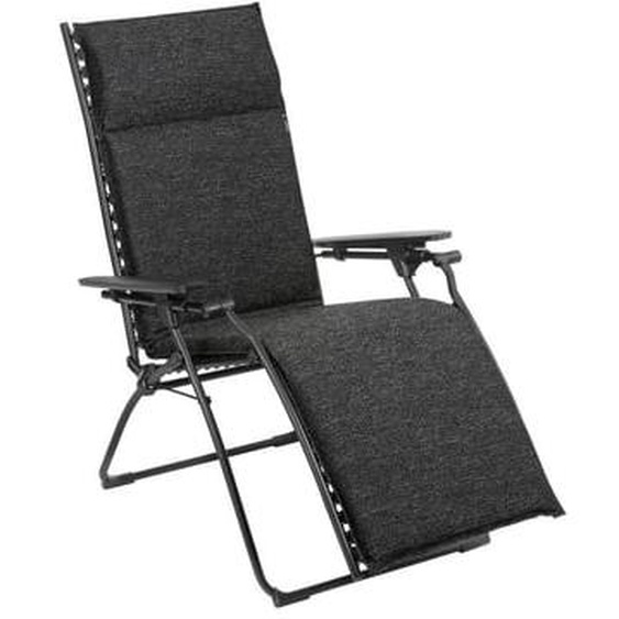 Fauteuil Relax Jardin - Chaise Longue matelassé Zéro Gravité - Bayanne - Tundra