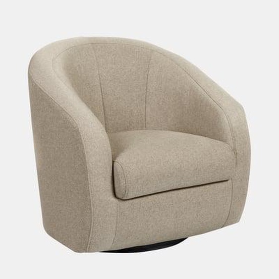 Fauteuil relax pivotant tissu Colin