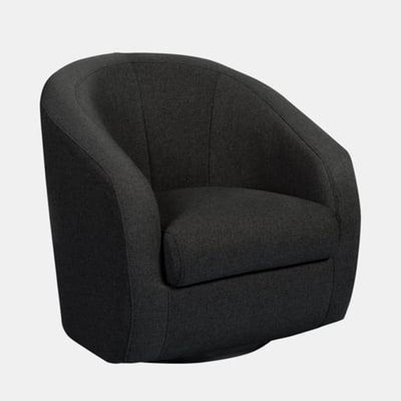 Fauteuil relax pivotant tissu Colin