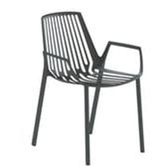 Fauteuil Rion - gris métallique