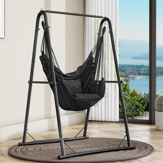 Fauteuil suspendu avec cadre - Stabilité et confort avec chaise oscillante
