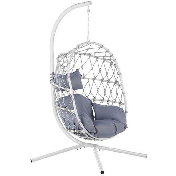 Fauteuil suspendu avec support blanc ADRIA