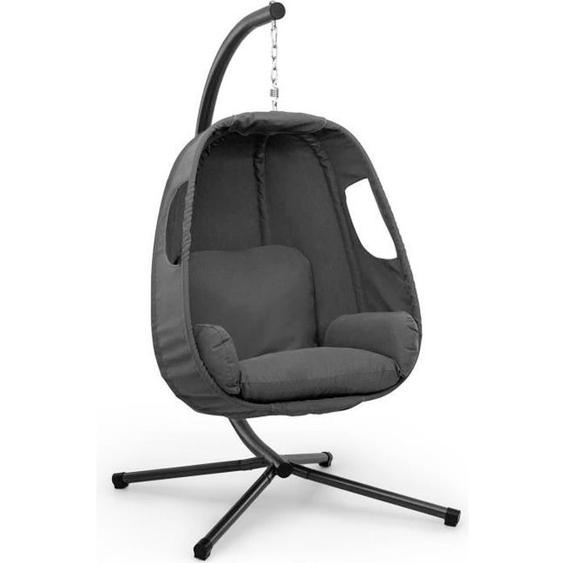 Fauteuil suspendu - Blumfeldt - Bella Donna - Coussin rembourré - Housse en polyester - Pieds en acier stable