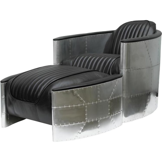 Fauteuil Tabouret Cuir Vintage Luxe Cuir véritable Fauteuil Design Rétro Fauteuil Club Nouveau