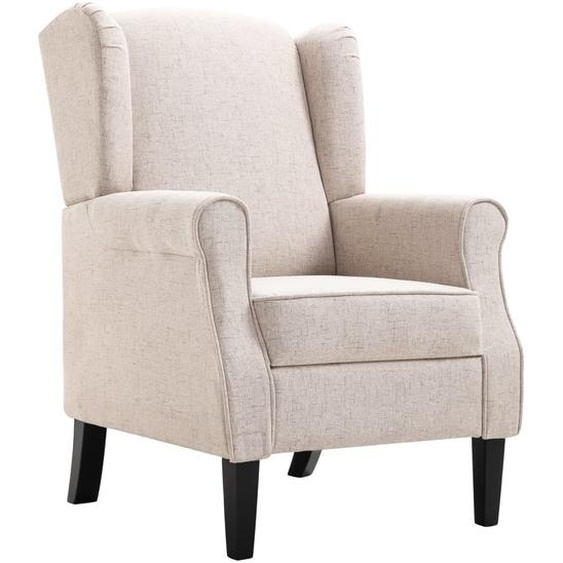 Fauteuil The Living Store Tissu beige