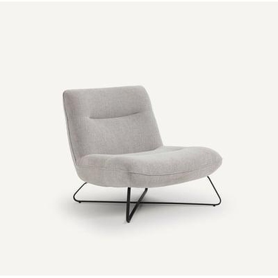 Fauteuil tissu natté chiné, Helma
