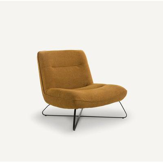 Fauteuil tissu natté chiné, Helma