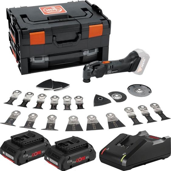 Fein Akku- AMM 500 Plus TOP BLACK EDITION AS / 2x 4,0 Ah Akku ProCORE + Ladegerät in L-Boxx