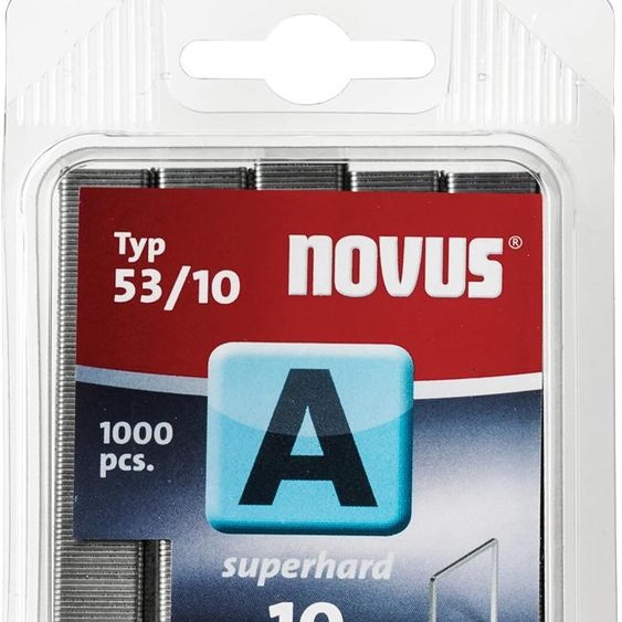 Feindrahtklammer A Type 53 Klammer-B.11,3mm 10mm 0,75mm superhart 1000 St.NOVUS