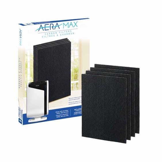 Fellowes Filtre charbon pour purificateur dair AeraMax DX95 - Lot de 4