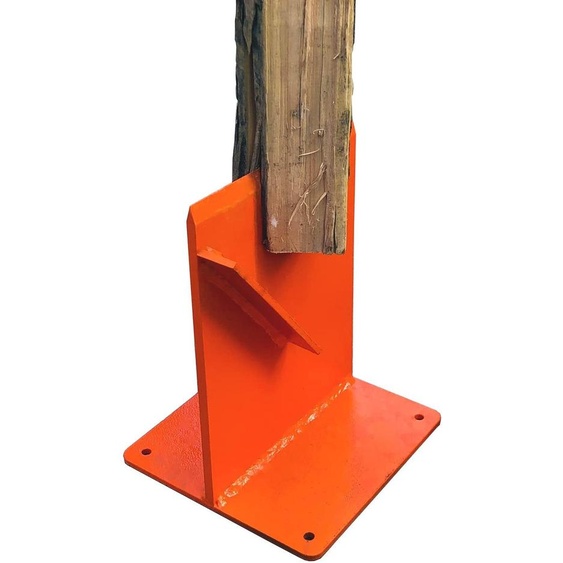Fendeuse à bois pour bois de chauffage, couleur orange