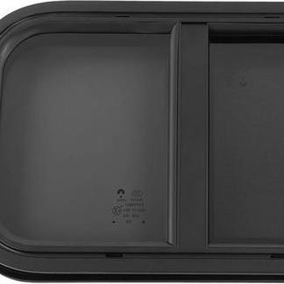 Fenêtre de camping-car Buylin - Fenêtre coulissante pour camping-car - Fenêtre Push-&-Pull - 535 x 335 mm - Horizontale ou verticale - Résistante aux UV et à la chaleur