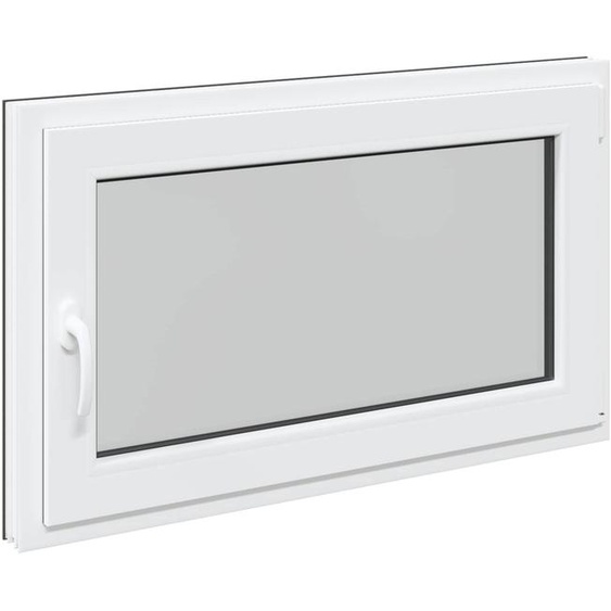 vidaXL Fenêtre de cave RISOR 100 x 50 cm PVC et verre, anthracite