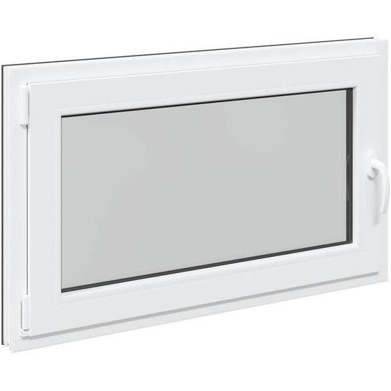 vidaXL Fenêtre de cave RISOR 100 x 60 cm PVC et verre, couleur anthracite