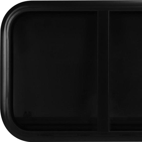 Fenêtres pour camping-cars, fenêtres coulissantes arrondies, 800 x 500 mm, verre trempé résistant aux UV avec moustiquaires pour caravanes, camping-cars, remorques, épaisseur de paroi applicable 33-43 mm