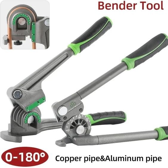 FENNEC Cintreuse de tubes en cuivre 3 en 1, 6/8/10mm, Type levier manuel, pince à cintrer, outil de réparation de réfrigération pour tuyaux en cuivre, en laiton et en aluminium